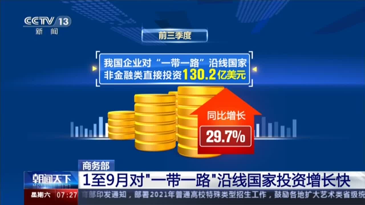 商务部：1-2月我国对外非金融类直接投资同比增长10%