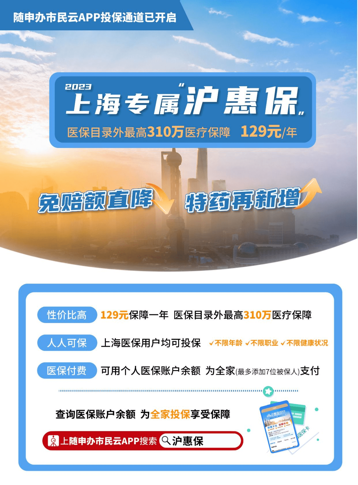 “沪惠保-特定疾病保险”启动投保